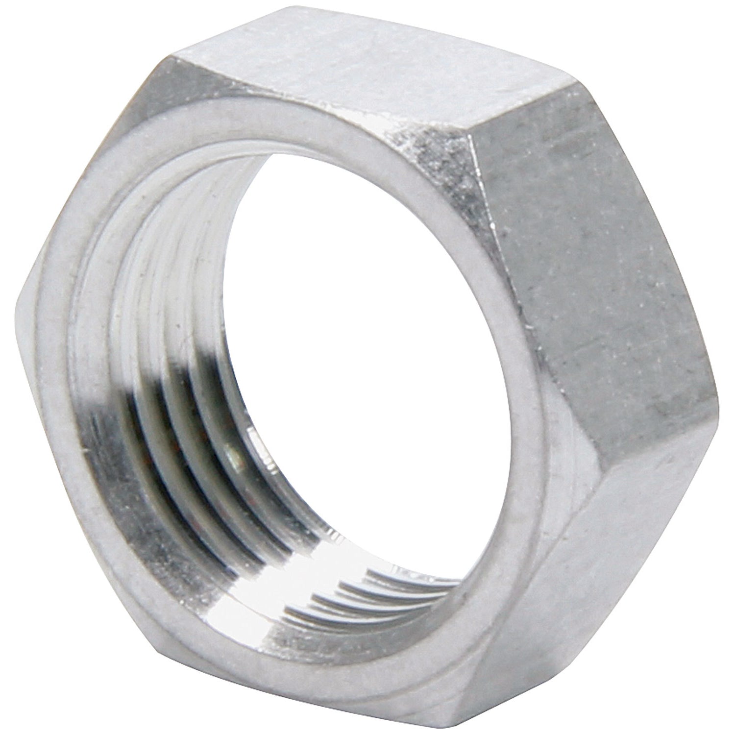 Allstar Performance Thin OD Jam Nut 5/8-18" RH Thread Aluminum Natural - Set of 50