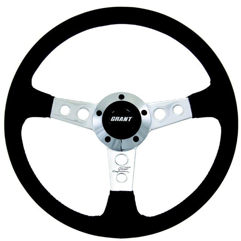 Grant Fibertech Collector Steering Wheel - 14" - Black