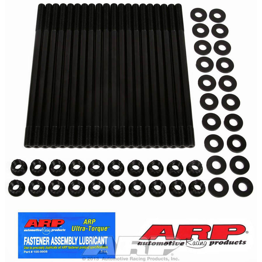 ARP Cylinder Head Stud Kit - 12 Point Nuts - Chromoly - Black Oxide - Ford Modular
