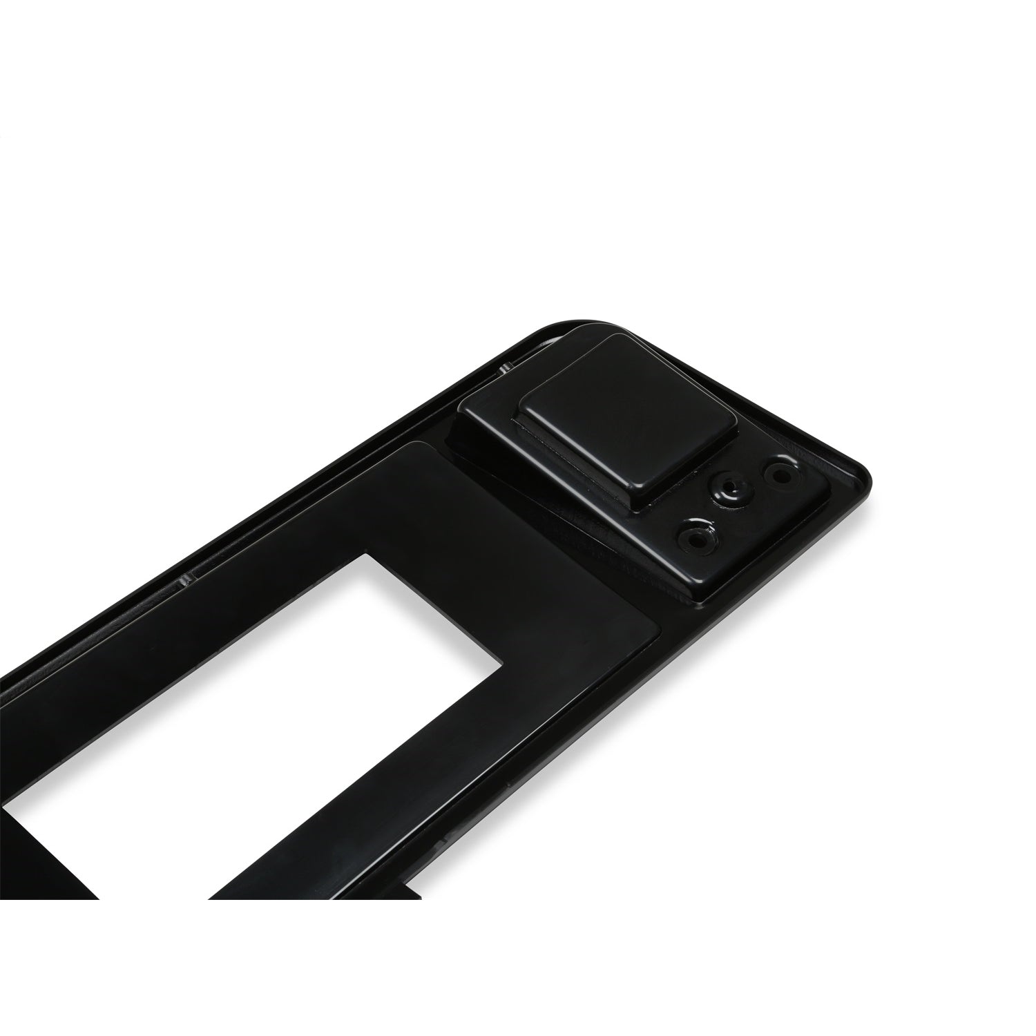 Holley EFI 6.86 in Dash Bezel - Black - No Vents - Ford Fullsize Truck 1973-79
