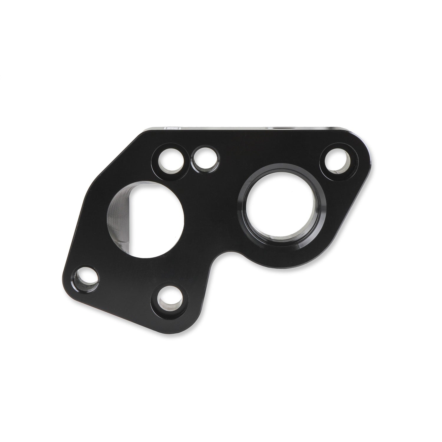 Earl's Water Pump Spacer - 1/8" NPT Port - Gaskets/Hardware Included - Aluminum - Black - Big Block Chevy - GM LS-Series