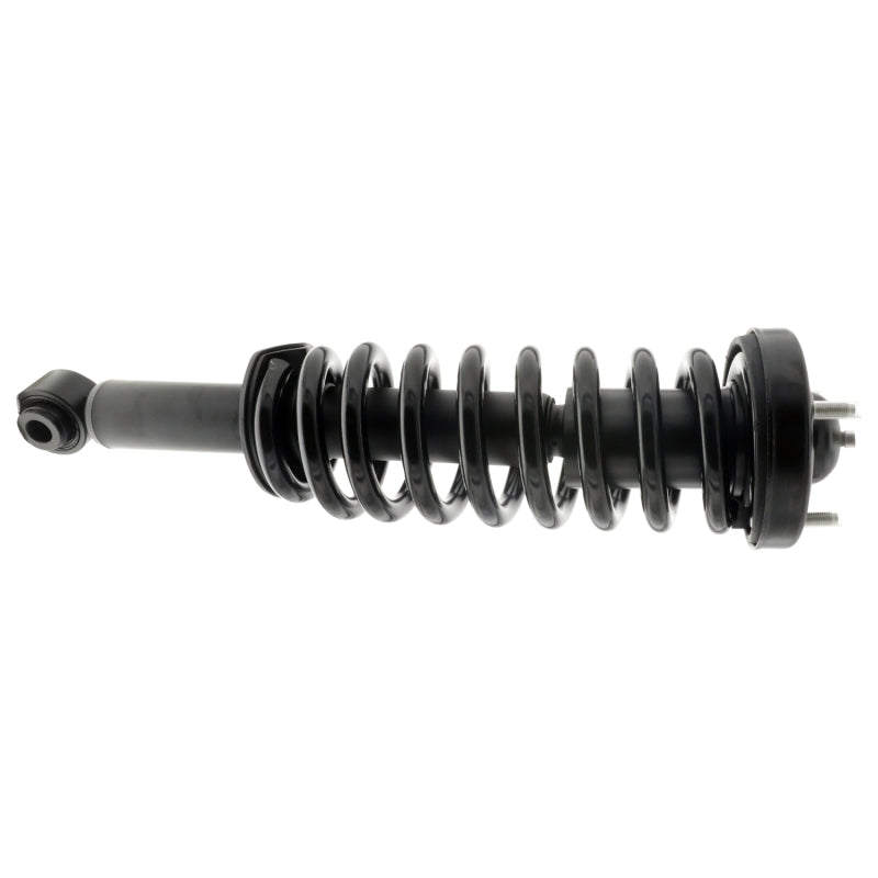 KYB Strut-Plus Twin-Tube Strut - Black Boot Included - Steel - Black Paint - Front - Ford Fullsize SUV 2007-13