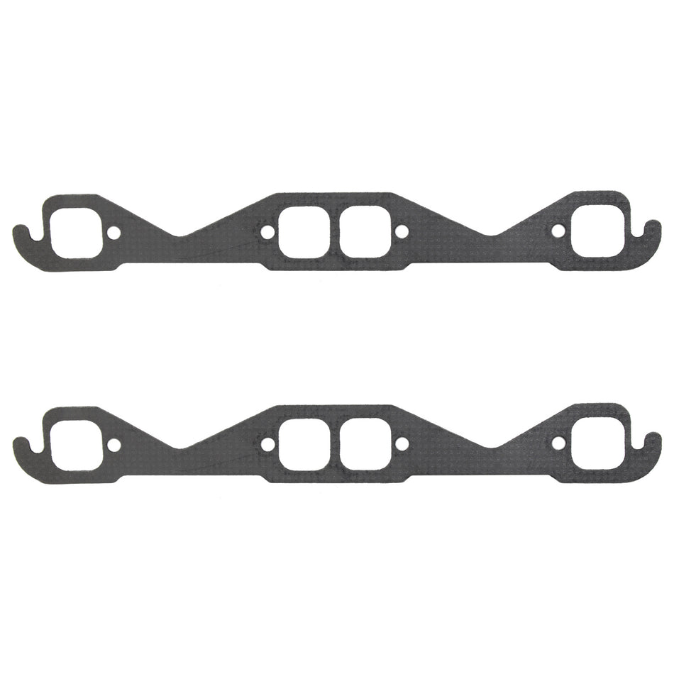 Cometic Exhaust Manifold/Header Gasket - 1.500 x 1.500" Square Port - Fiber - Small Block Chevy - (Pair)