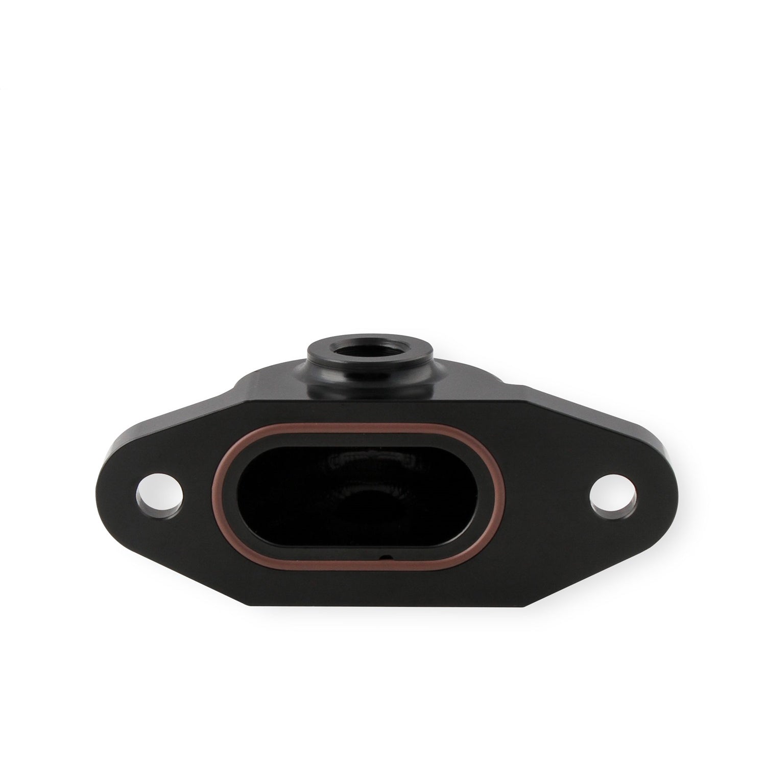Earl's Bolt-On Oil Filter Blockoff Adapter - 1/8 in NPT Female Inlet - Black Anodized - GM GenV LT-Series 1136ERL