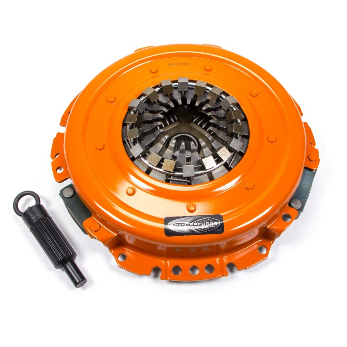 Centerforce Dual Friction Single Disc Clutch Kit - 11 in Diameter - 1-1/8 in x 26 Spline - Sprung Hub - Organic / Carbon - GM