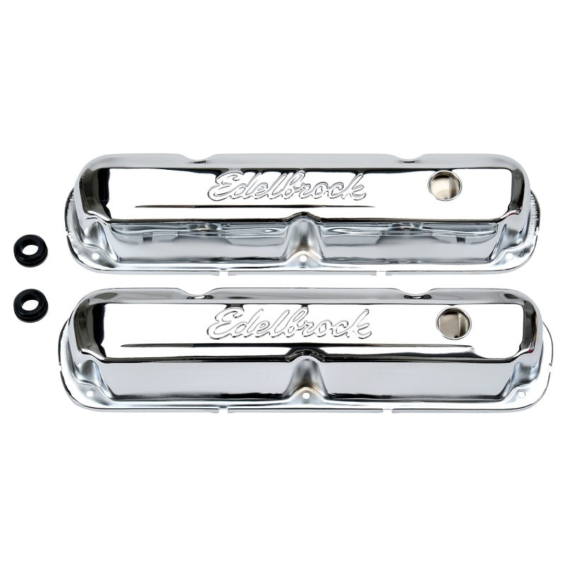 Edelbrock Signature Series Valve Covers - 65-91 Chrysler V8 318-360