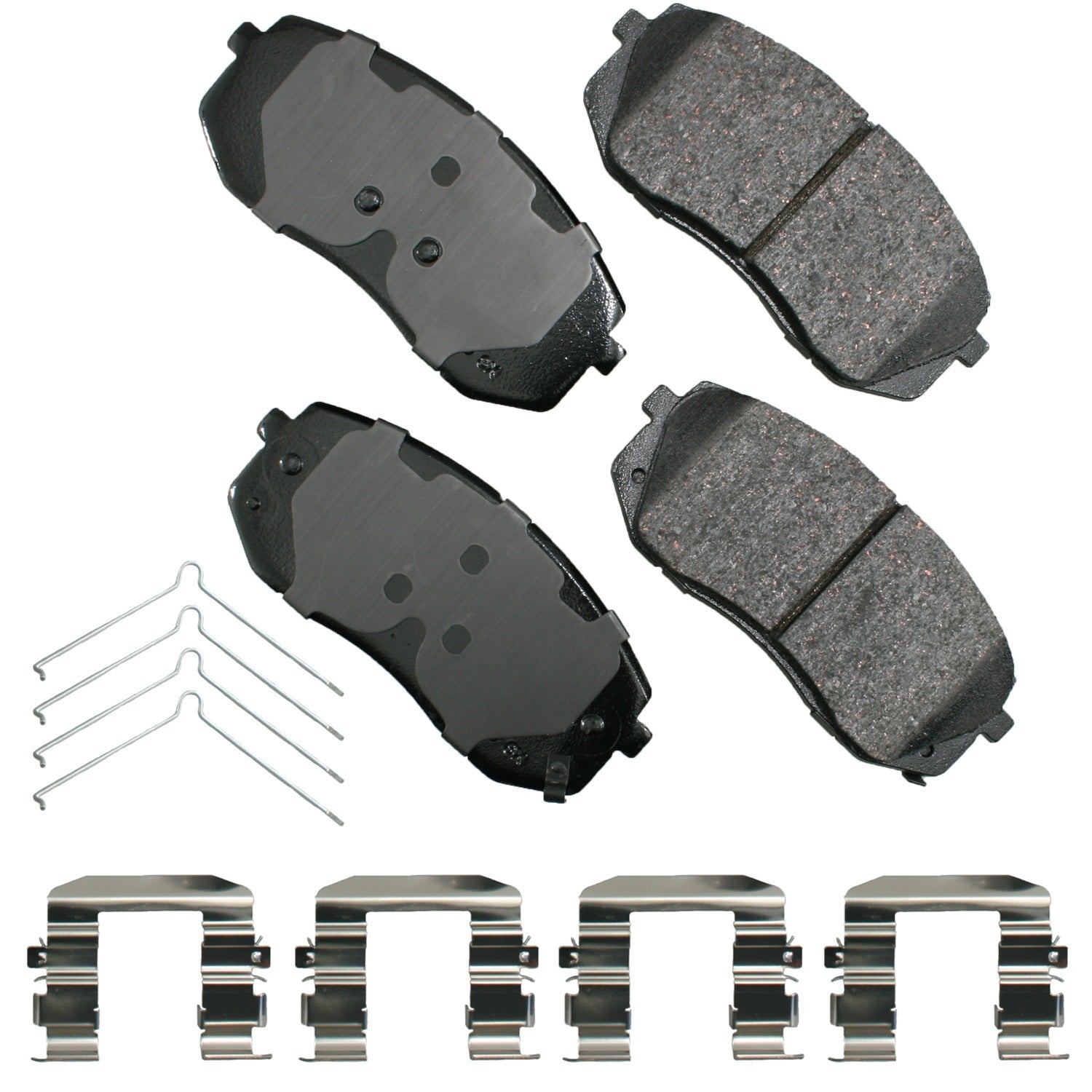 Akebono Brakes ProACT Front Brake Pads - Hyundai 2015-21/Kia 2016-21 (Set of 4)