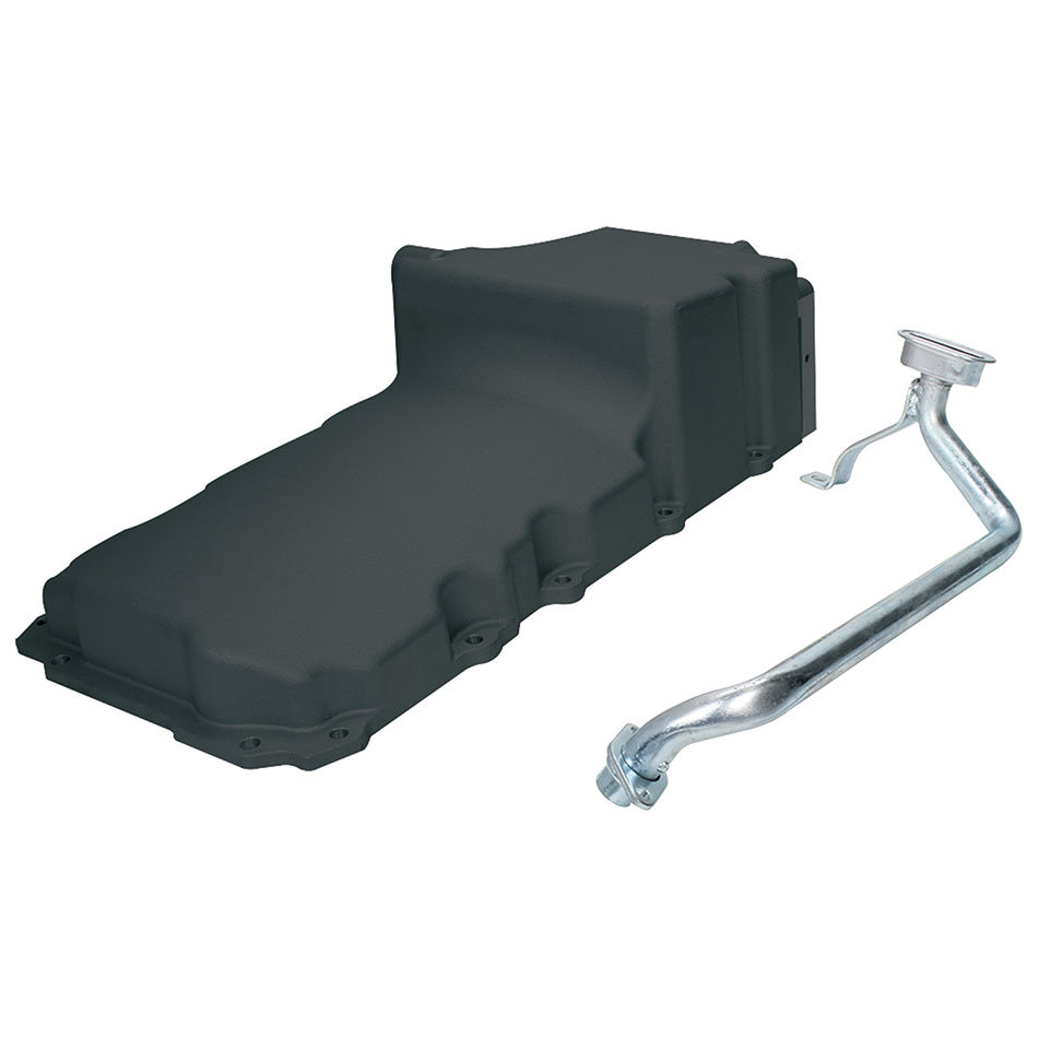 Allstar Performance LS Oil Pan - Cast Aluminum - Black