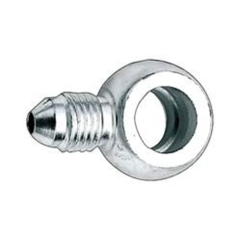 Fragola Performance Systems Hose End Fitting Banjo Straight 3 AN Hose to 3/8" Banjo - Steel