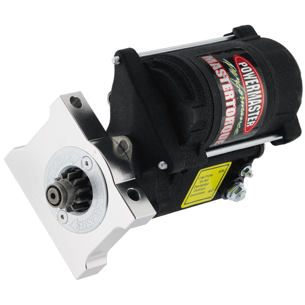 Powermaster Master Torque Starter - 3.25:1 Gear Reduction - Black - Oldsmobile / Pontiac V8 1965-81