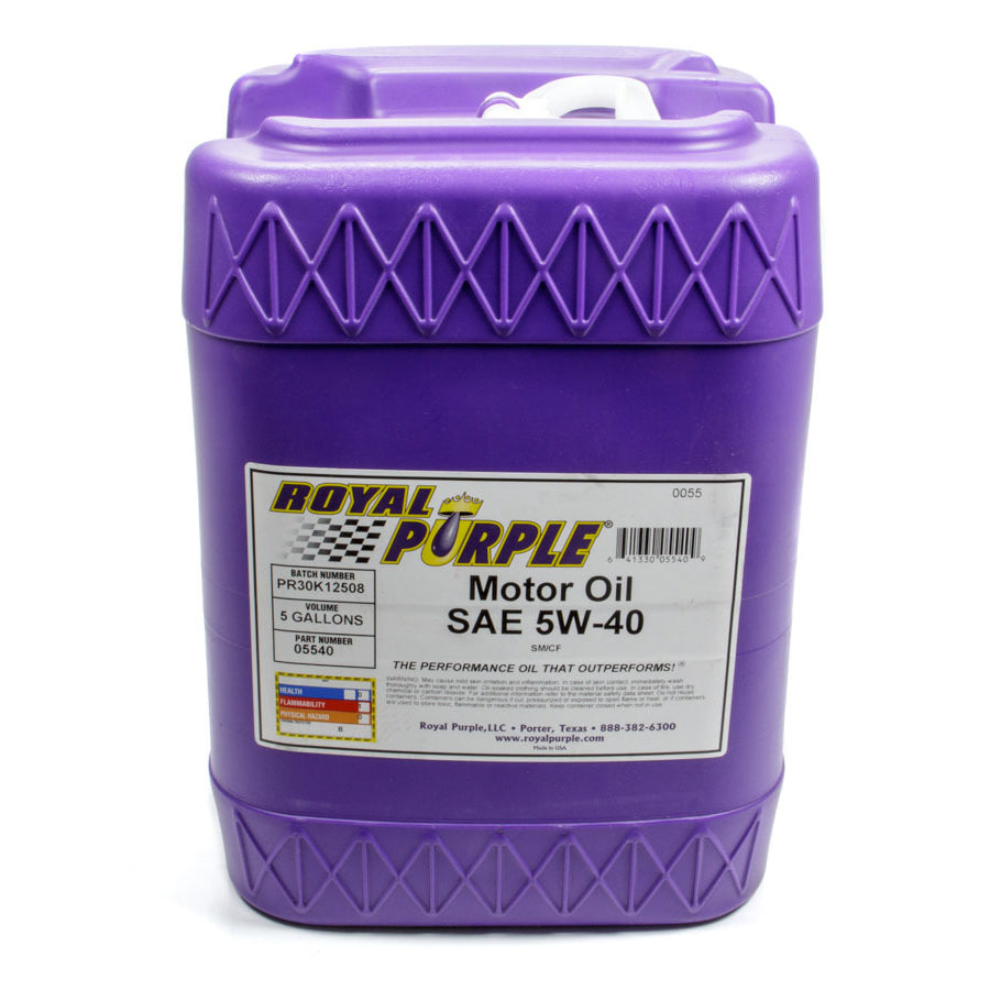 Royal Purple 5W40 Motor Oil Synthetic - 5 gal
