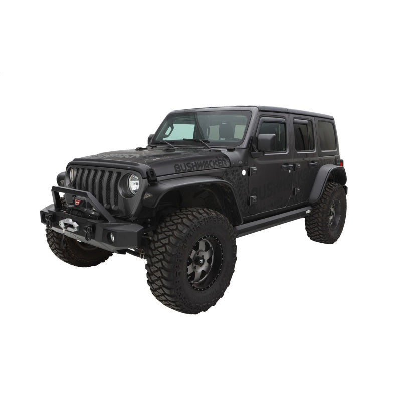 Bushwacker 18- Jeep JL 4DR Fender Flares 4-Piece Flat Style