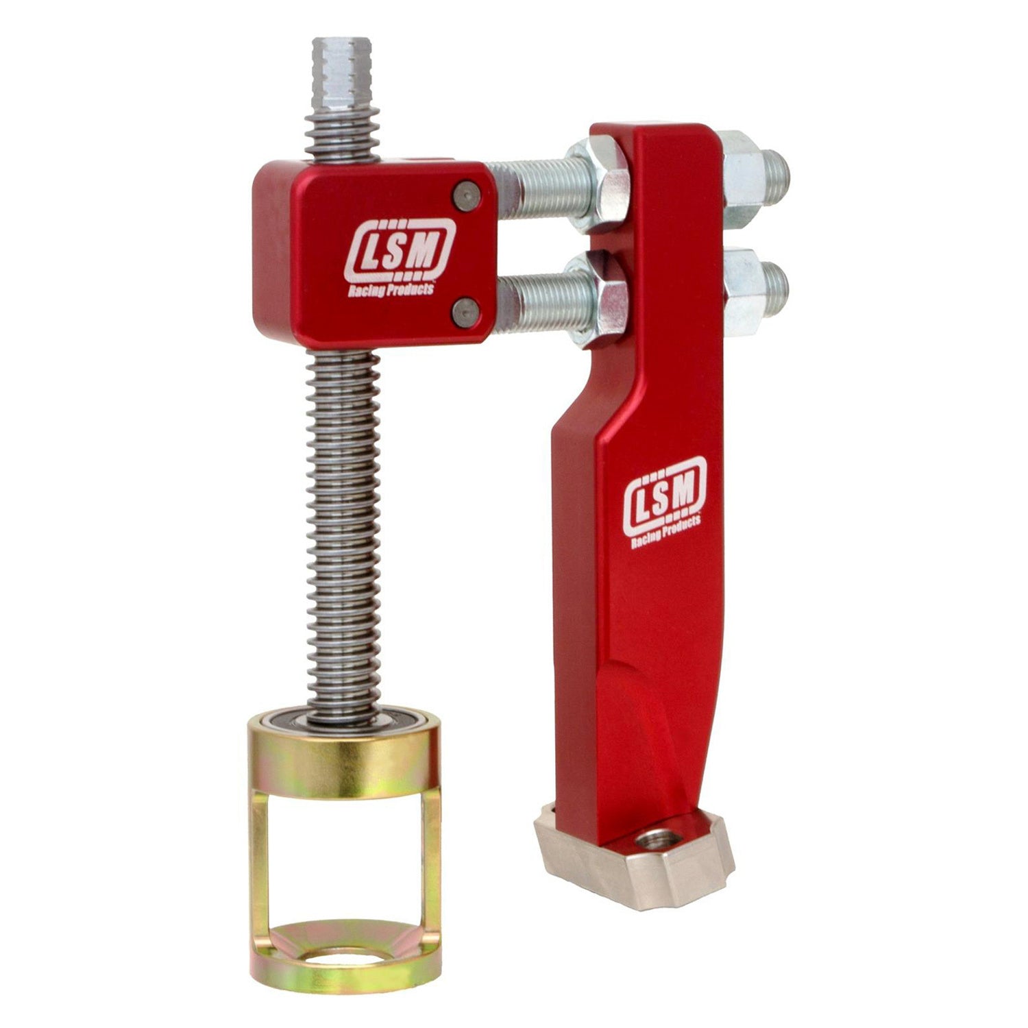 LSM Racing Products Head-On Shaft Mount Valve Spring Compressor - Red Anodized - Mopar Gen III Hemi 2003-19