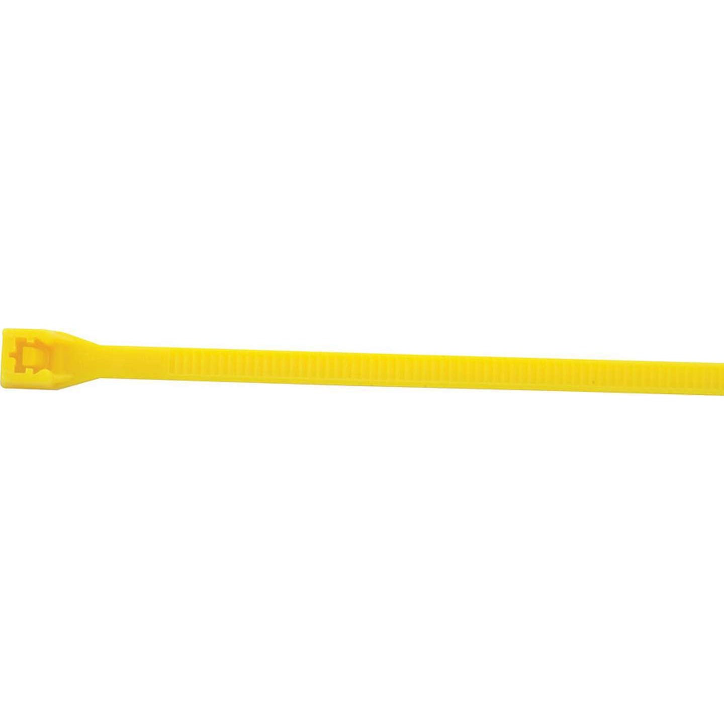 Allstar Performance Yellow Wire Tie Wraps - 7-1/4" - (100 Pack)