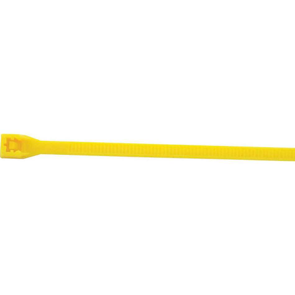 Allstar Performance Yellow Wire Tie Wraps - 7-1/4" - (100 Pack)