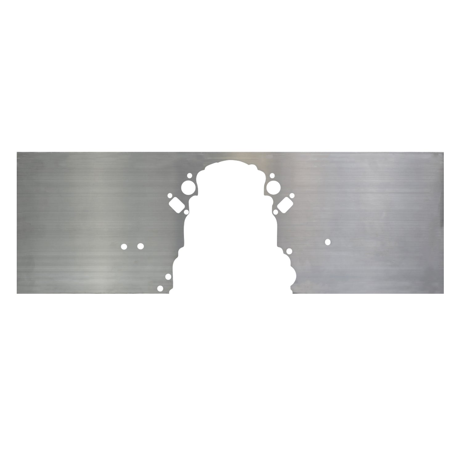 ICT Billet Front Engine Plate - 36 x 12 x 4/10 in Thick - GM LS-Series