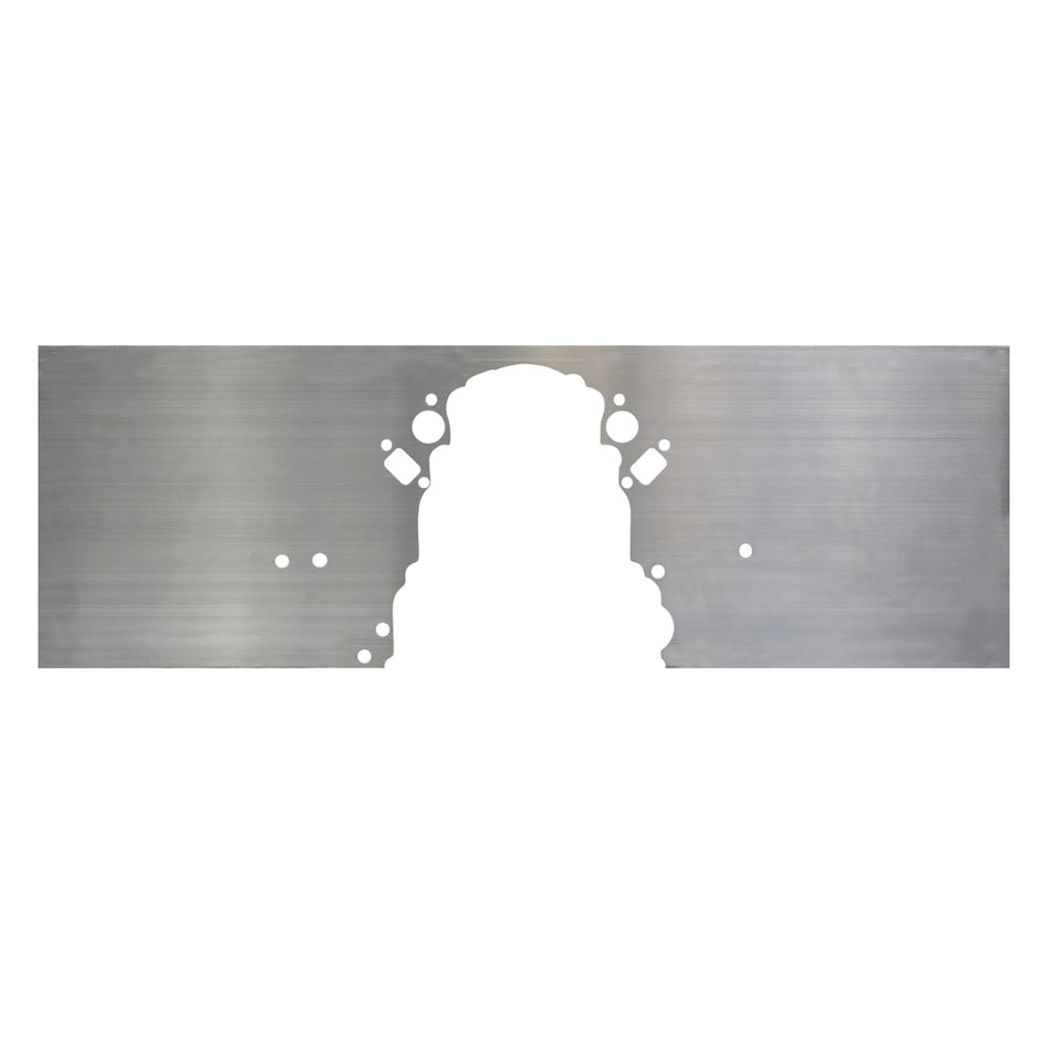 ICT Billet Front Engine Plate - 36 x 12 x 4/10 in Thick - GM LS-Series
