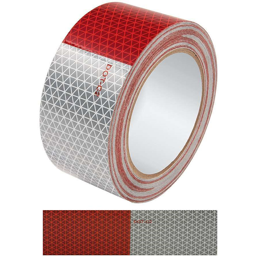 ISC Racers Tape Triangle Pattern Reflective Tape - 2" x 50' Roll - DOT Legal