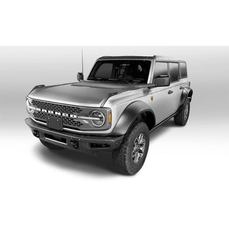 Bushwacker Extend-A-Fender Fender Flare - Front/Rear - 1-1/2 in Wide - Black - Ford Midsize SUV 2021