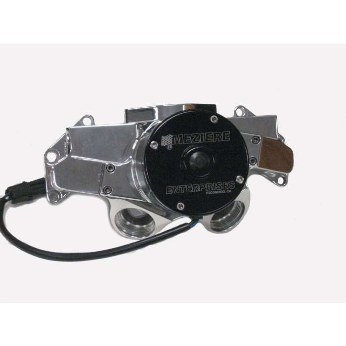 Meziere BB Chrysler Billet Electric Water Pump - Hi-Flow - Polished