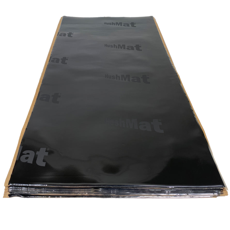 Hushmat Ultra Trunk Kit Heat and Sound Barrier 12 x 23" Sheet 1/8" Thick Rubber - Black