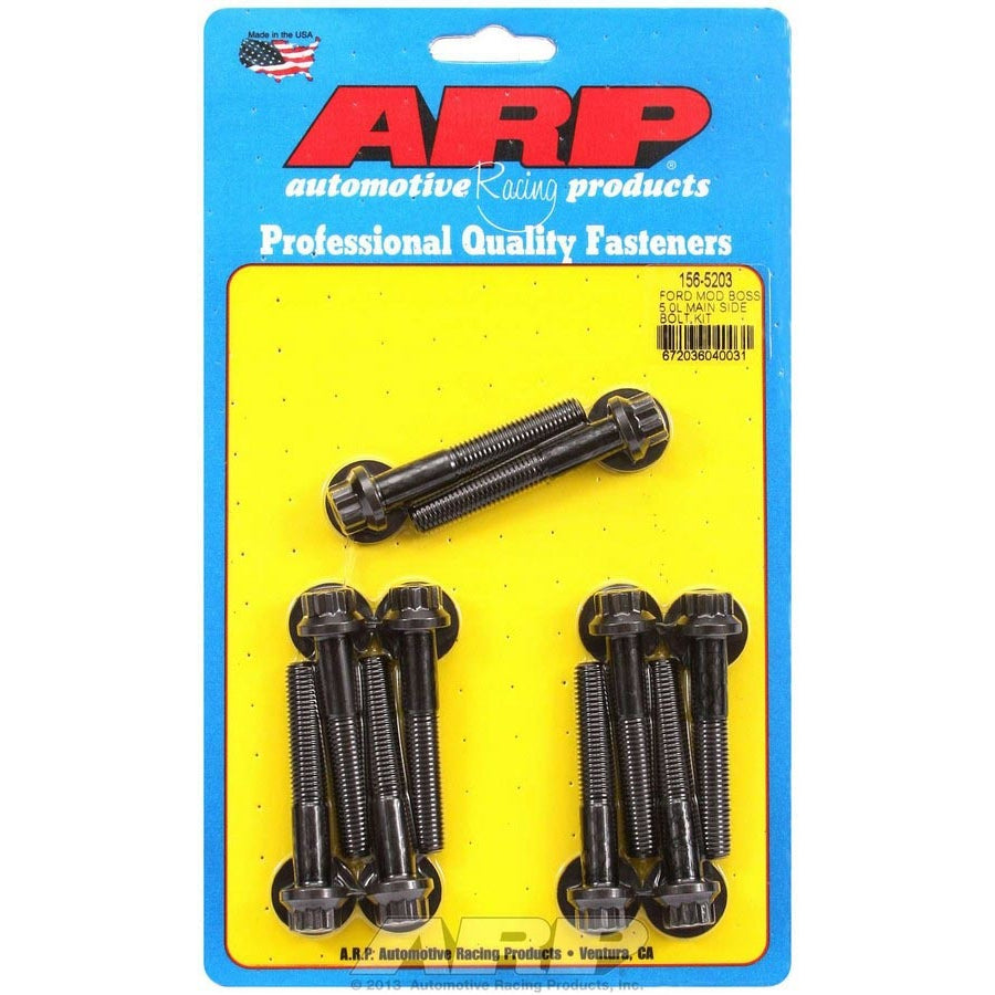 ARP Ford Main Cap Side Bolt Kit - Boss 5.0L Mod Black