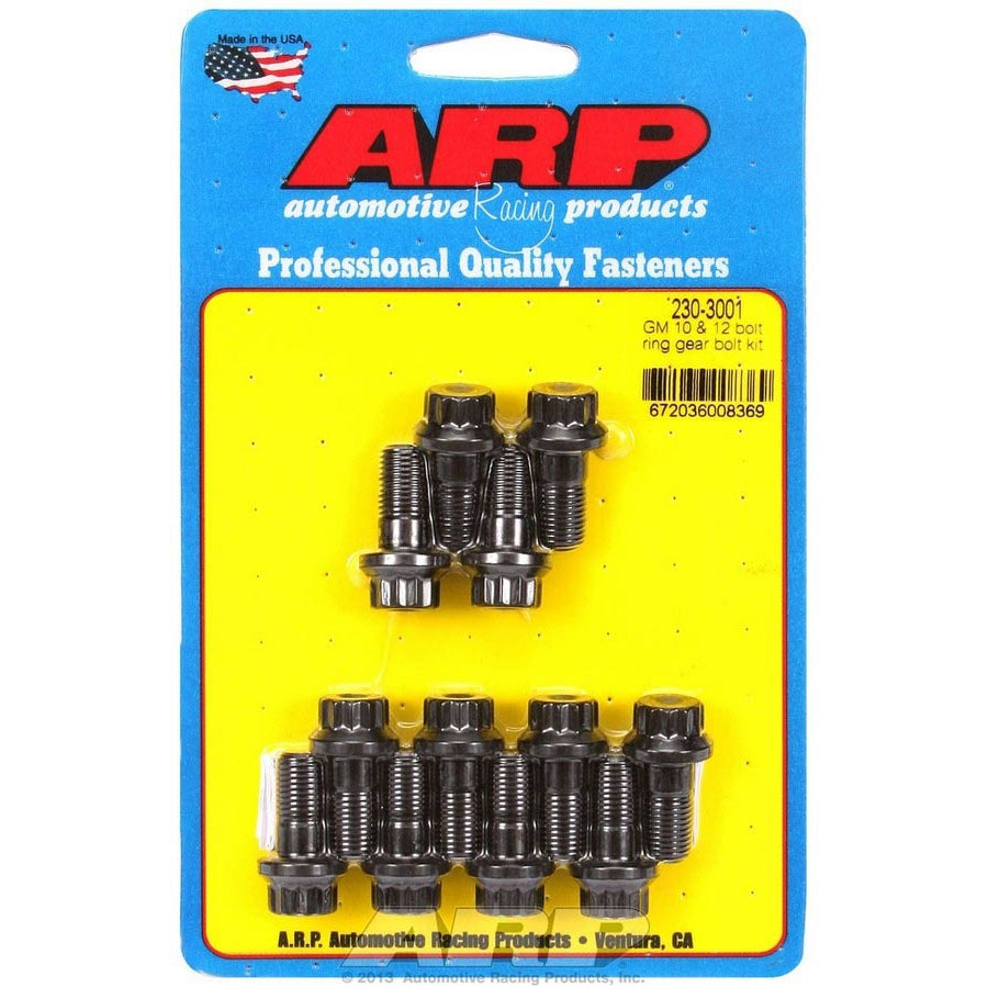 ARP Ring Gear Bolt Kit - GM 10 and 12-Bolt - 3/8"-24 - .800" Under Head Length