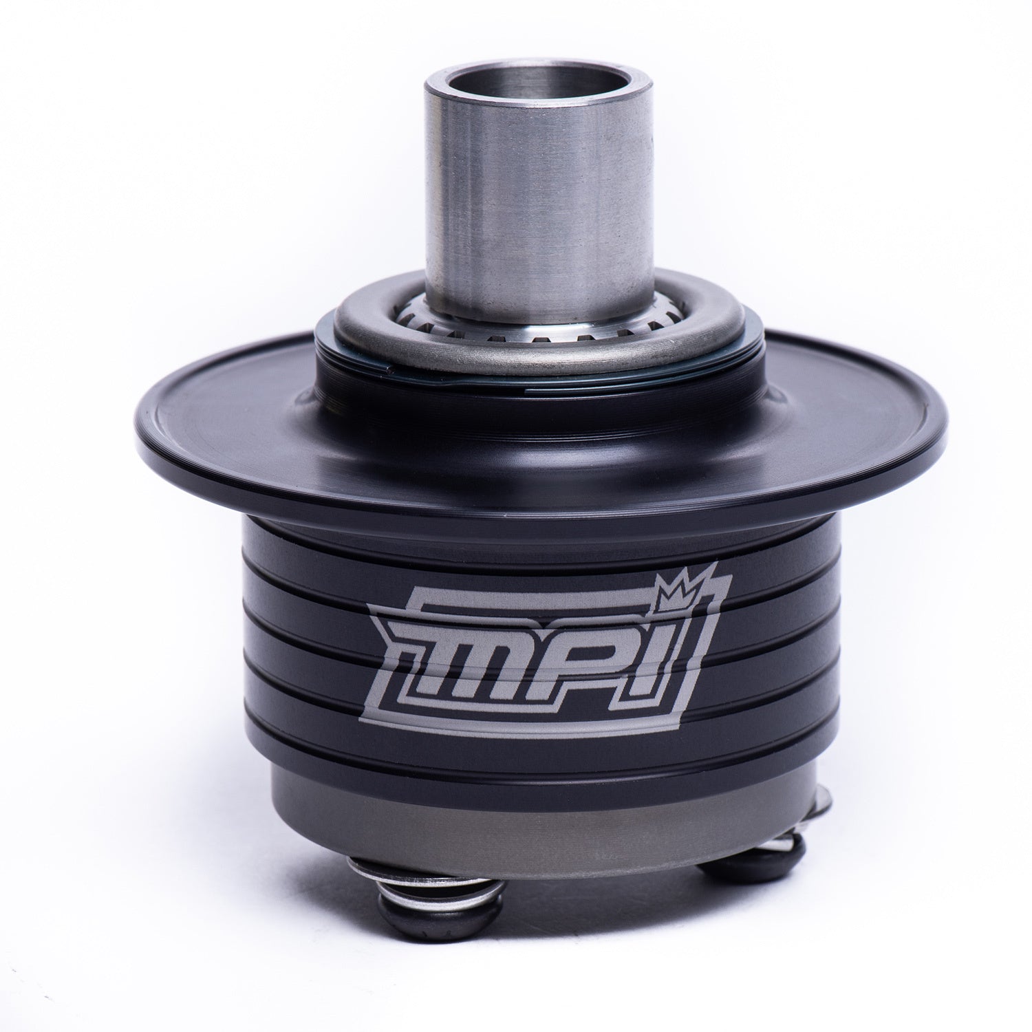 MPI Steering Wheel Quick Release - Aluminum - Black - 3-Bolt Steering Wheel