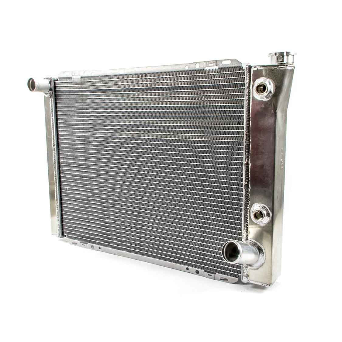 Howe Aluminum Late Model Radiator w/ Heat Exchanger - Chevy - 19" x 27" x 3