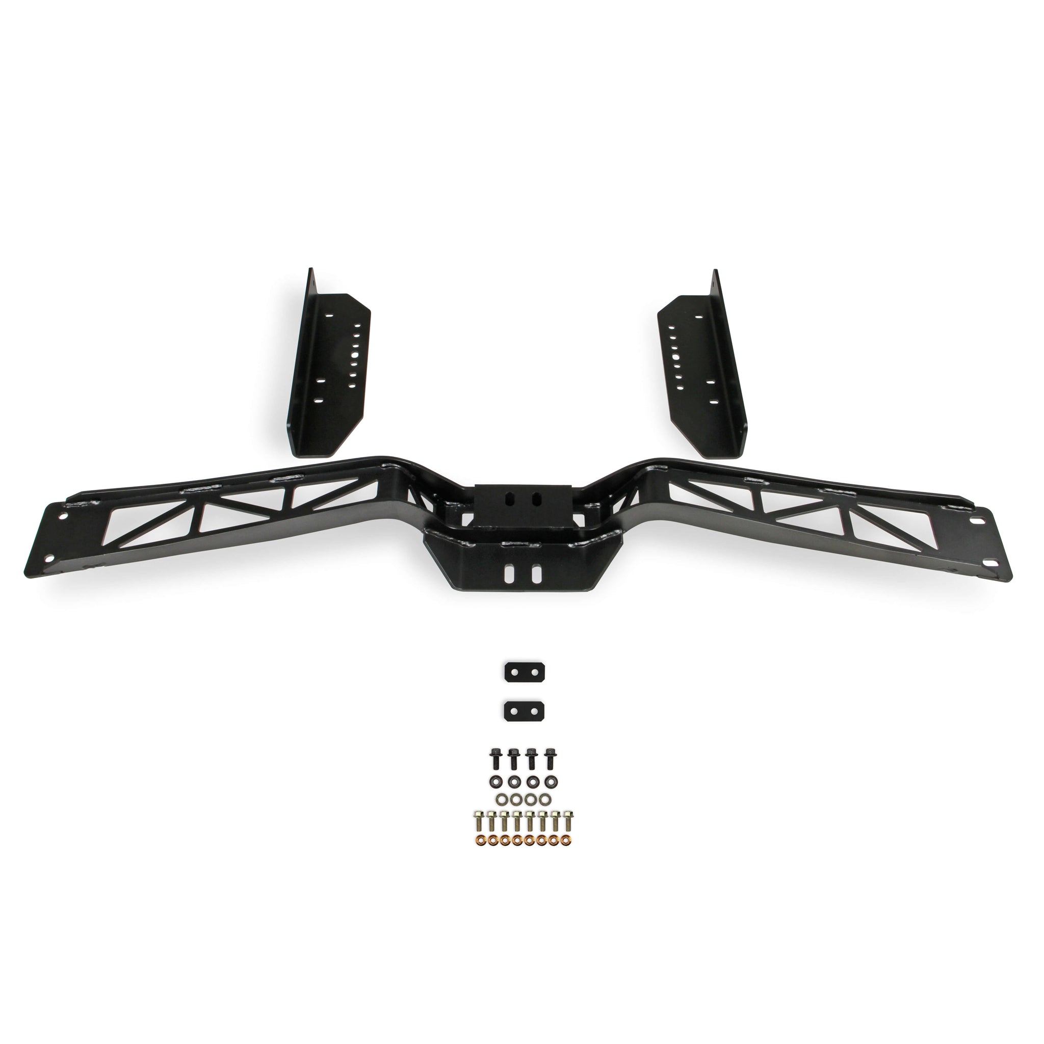 Hooker Blackheart Transmission Crossmember - Bolt-On - Steel - Black Powder Coat - GM LS-Series - T56/TH4L80/TH4L85