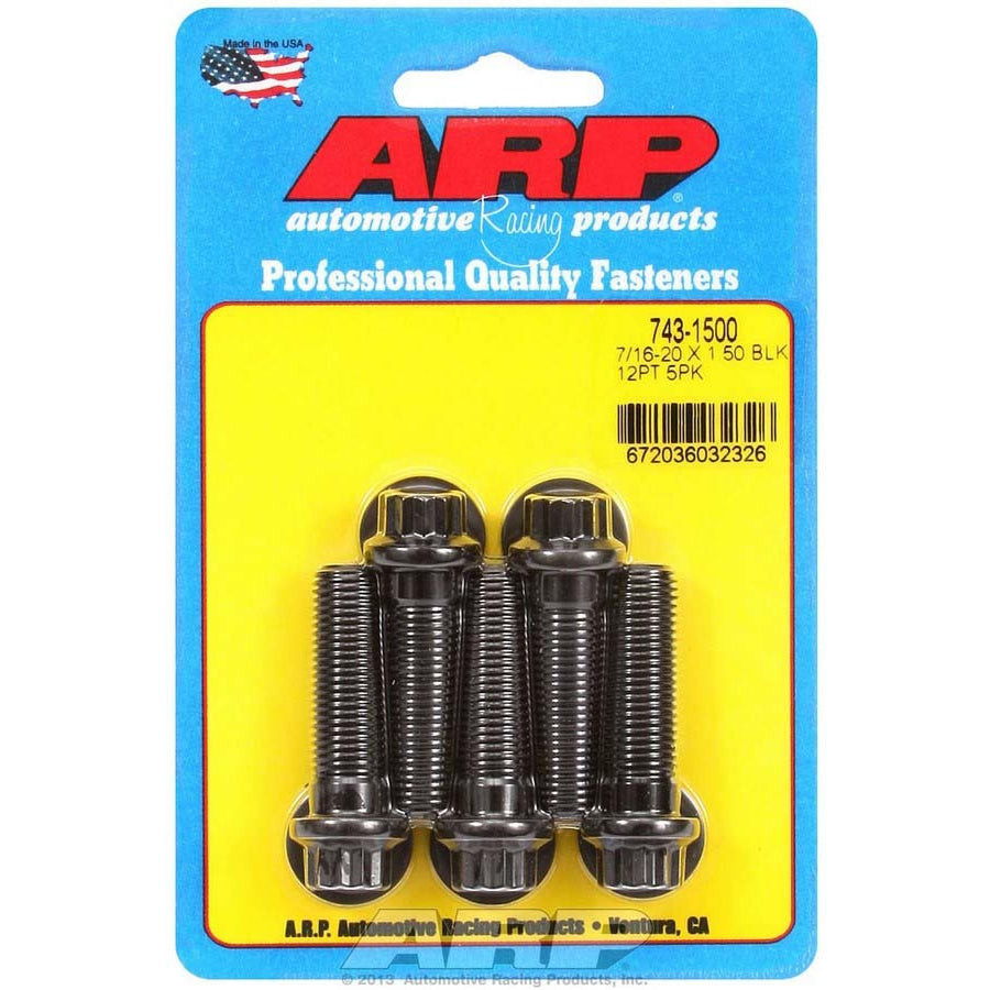 ARP Bolt Kit - 12 Point (5) 7/16-20 x 1.500