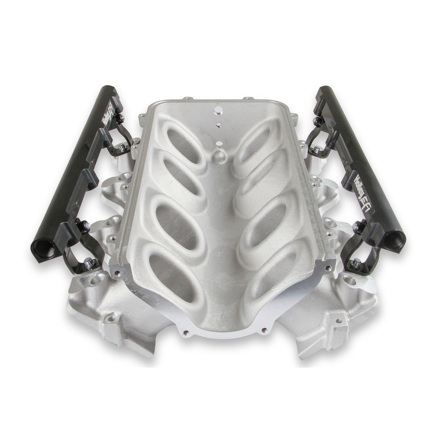 Holley EFI Ultra Lo-Ram Intake Manifold - 105 mm Throttle Body Flange - Multi Port - GM LS-Series