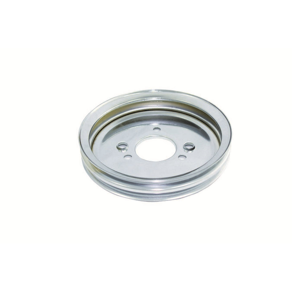 Specialty Products BBC SWP 2 Groove Crank Pulley Chrome