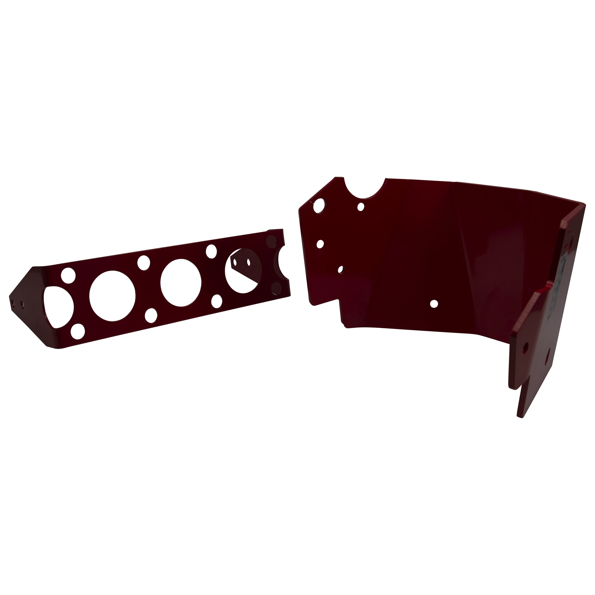 TCI Powerglide Transmission Safety Shield - Red Powder Coated