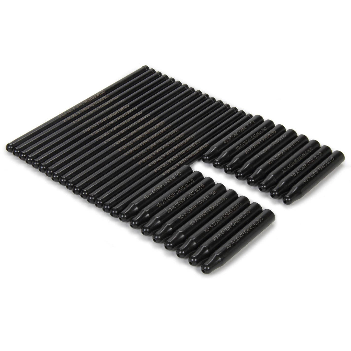 Comp Cams XD-A Adjustable Pushrod - 7.530 to 7.762" Long - Chromoly - Gm LS-Series (Set of 16)