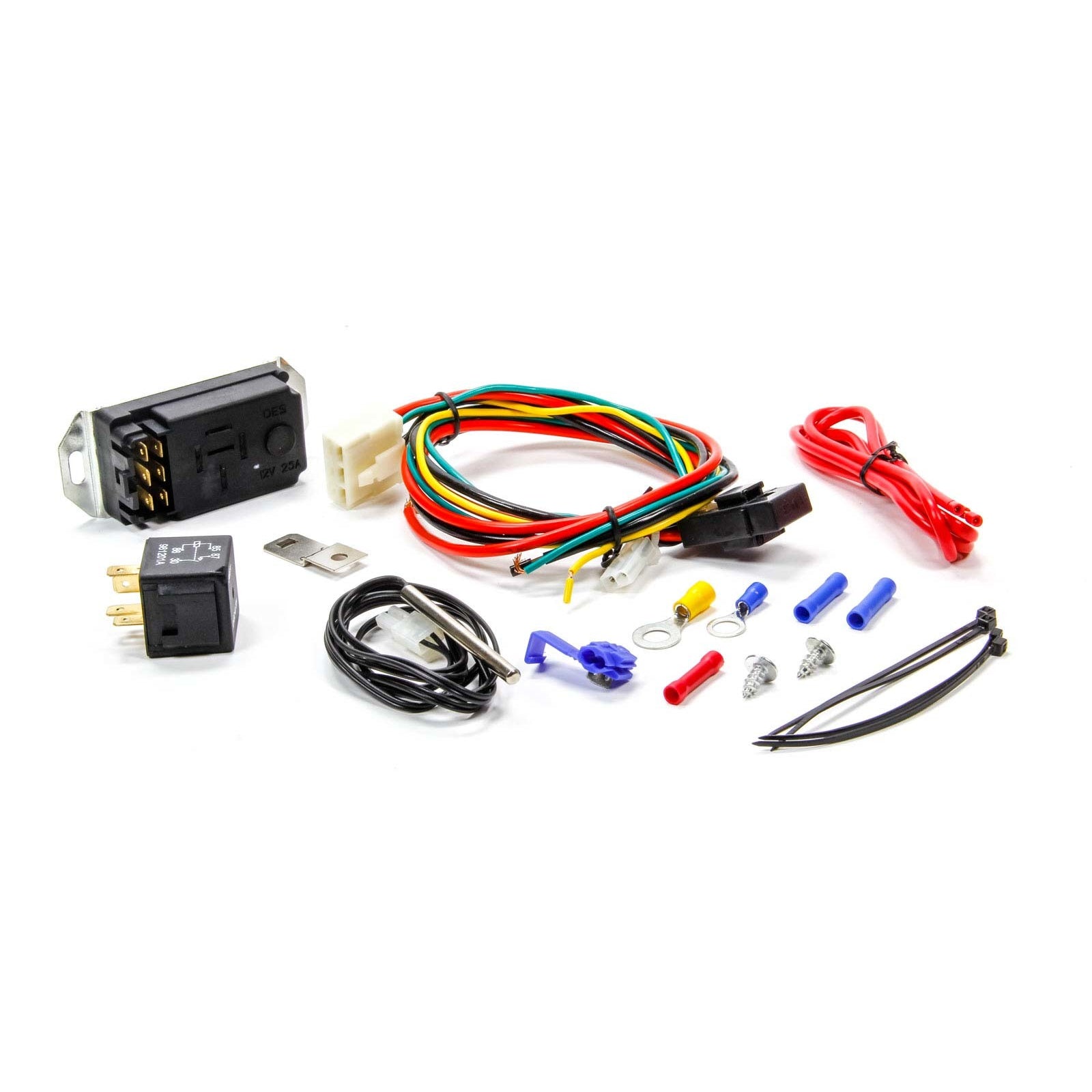Proform Performance Parts Adjustable Fan Controller 150-240 Degree F Activation Range Push" Probe Sensor 30 amp Relay - Each
