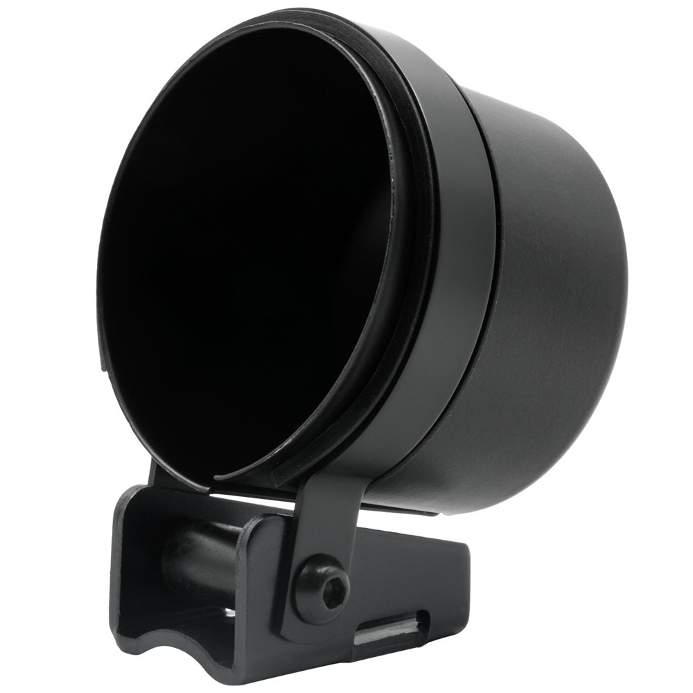 Equus Gauge Cup - Pedestal Mount - Aluminum - Black - Universal