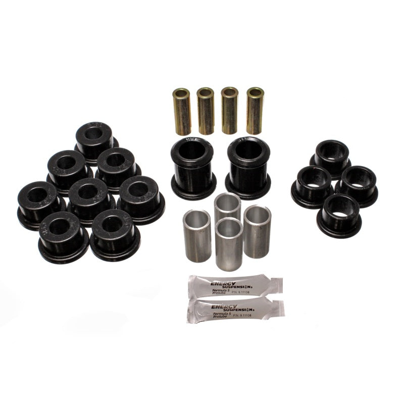 Energy Suspension Hyper-Flex Front Lower / Upper Control Arm Bushing - Black - Chevy Corvette 1984-96