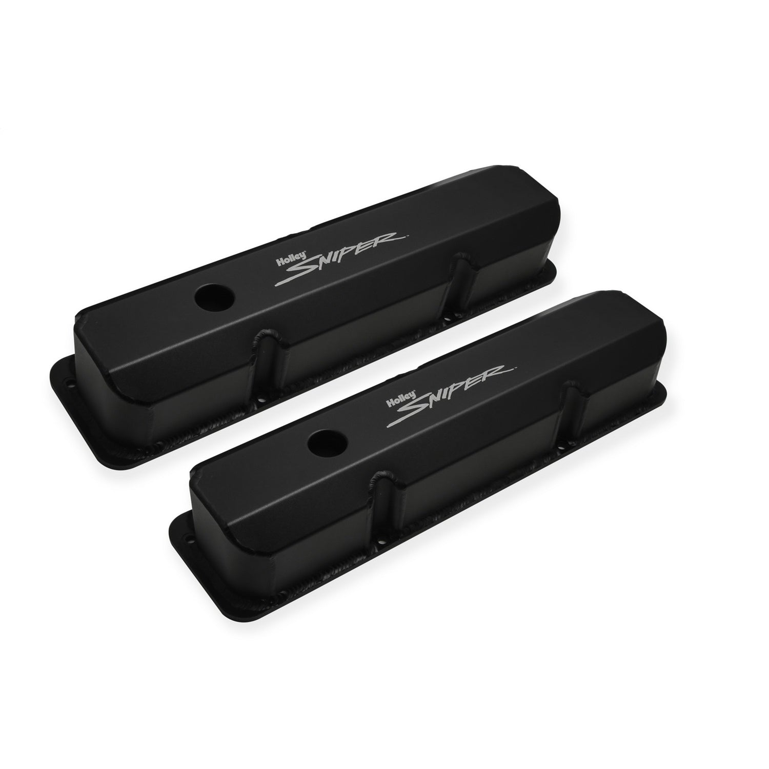 Sniper Fabricated Aluminum Valve Cover - Ford FE - Black Finish