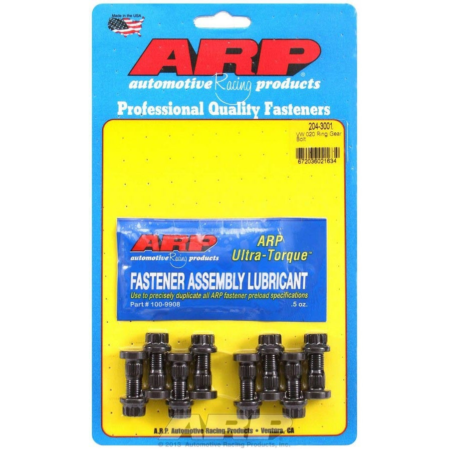 ARP Ring Gear Stud - 1.200" Long - 12 Point Nuts - Chromoly - Black Oxide - Volkswagen 020