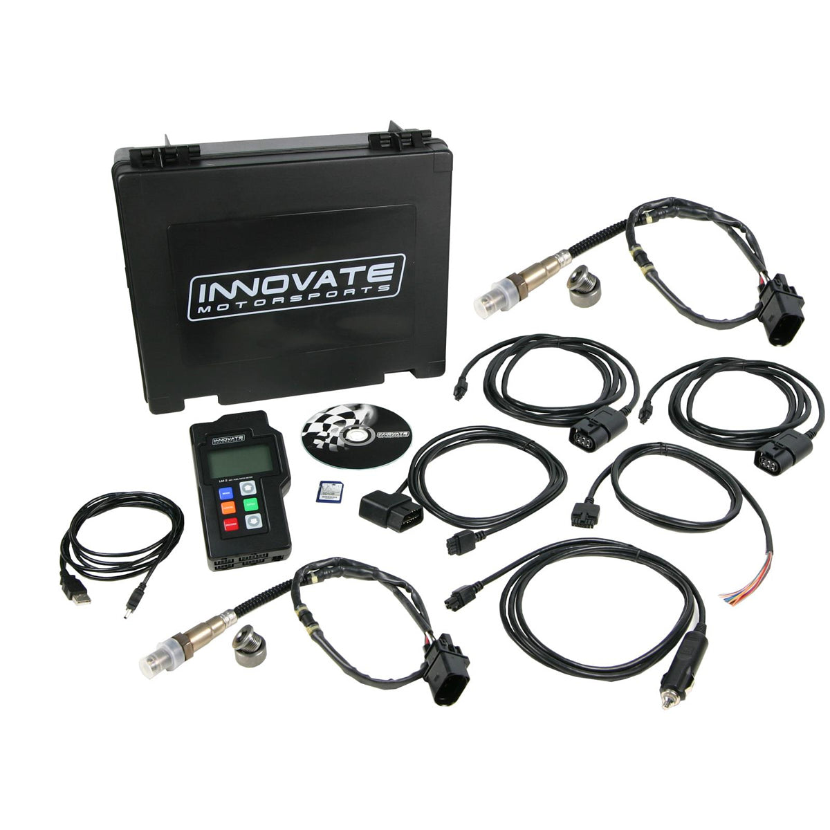 Innovate Motorsports LM-2 Digital Hand Held Wideband Controller - Dual O2 Sensors - OBD-II Scanner - Universal