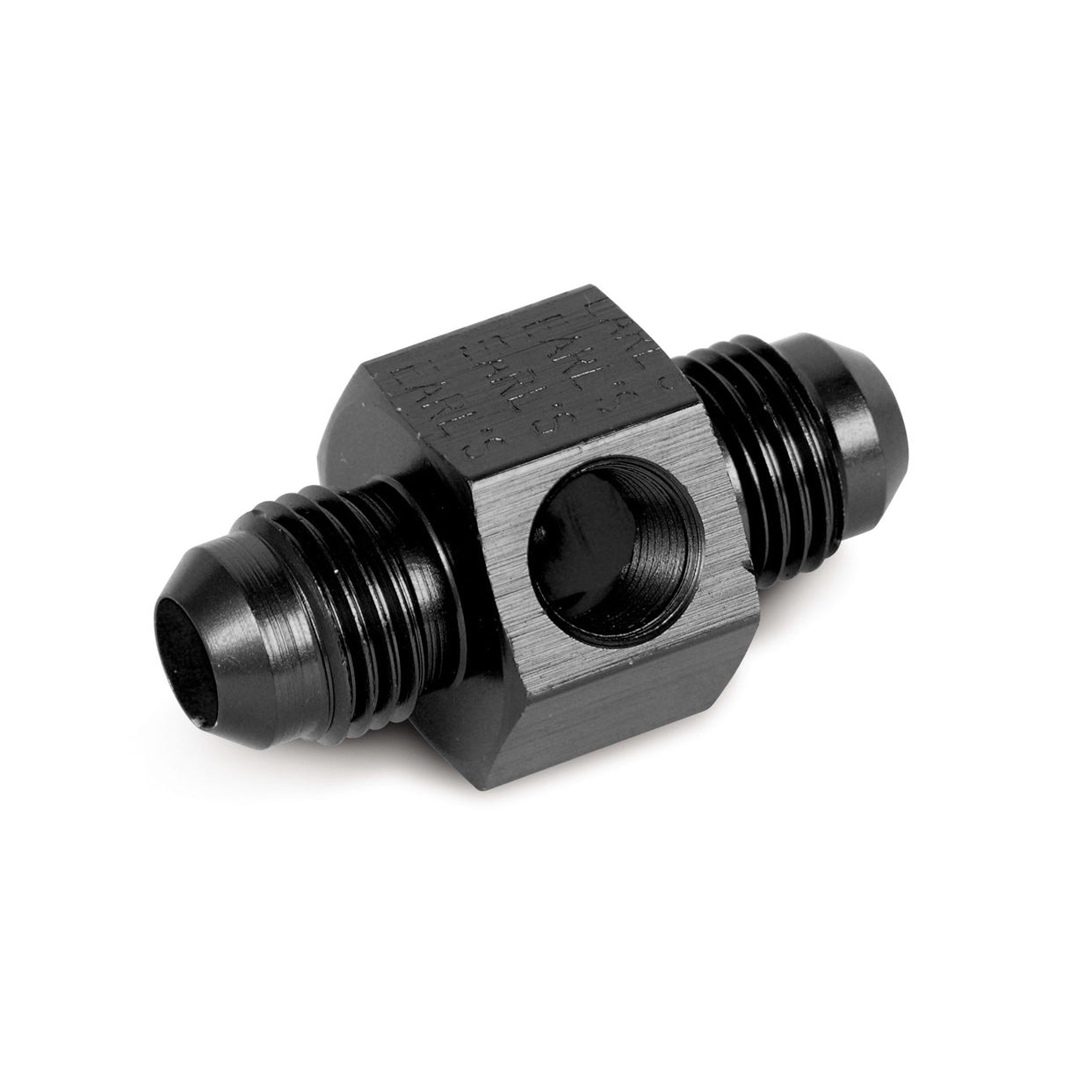 Earl's Products Gauge Adapter Fitting Straight 6 AN Male to 6 AN Male 1/8" NPT Gauge Port