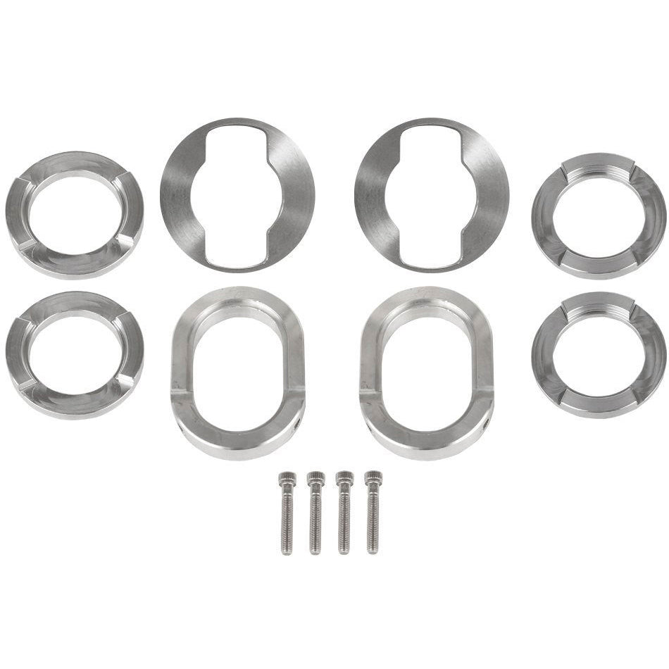 Steeda Rear Sub-Frame Body Mount Bushing Aluminum Natural Ford Mustang 2015-16 - Kit