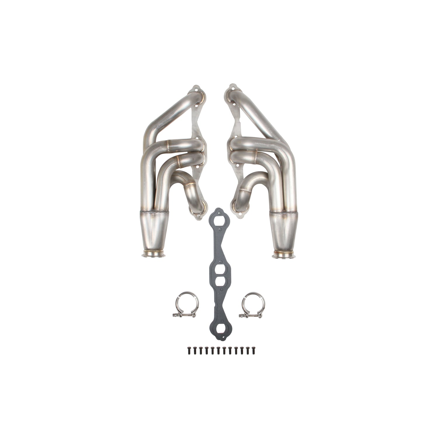 Flowtech Full Length Headers - 1-7/8 in Primary - 2-1/2 in Collector - Stainless - Small Block Chevy (Pair)