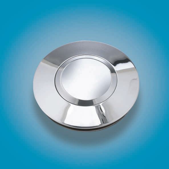 Grant Banjo Billet Horn Button - Polished Aluminum