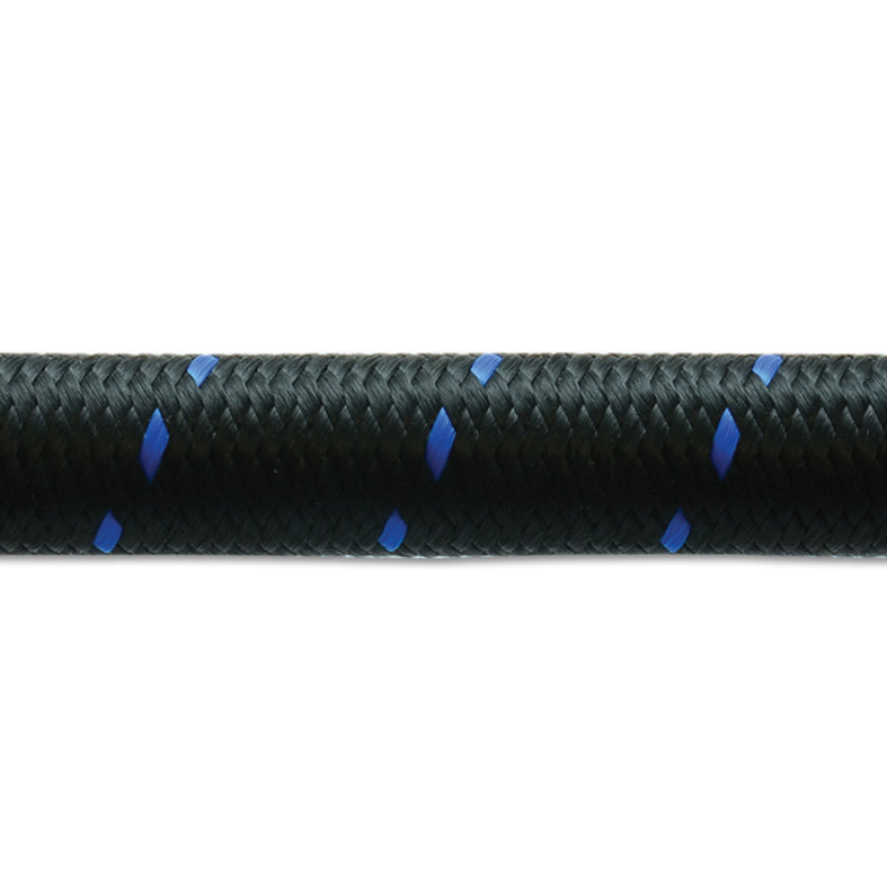 Vibrant Performance 20 Ft. Roll -12 Black Blue Nylon Braid Flex Hose