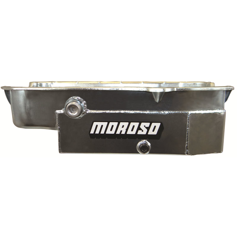 Moroso SB Chevy 8 Quart CT Oil Pan - LH Dipstick