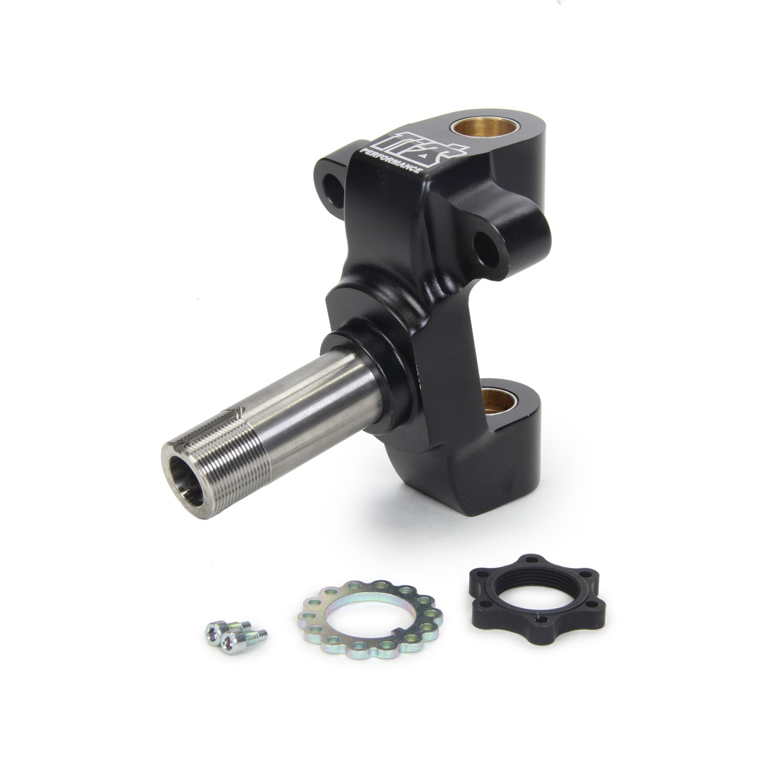 Ti22 Spindle With - Titanium Snout W/ Lock Nut - Black