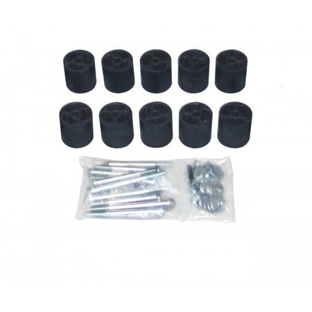 Performance Accessories Body Lift Kit - 3 in Lift - Nylon - Black - Gas - GM Fullsize SUV 1973-91