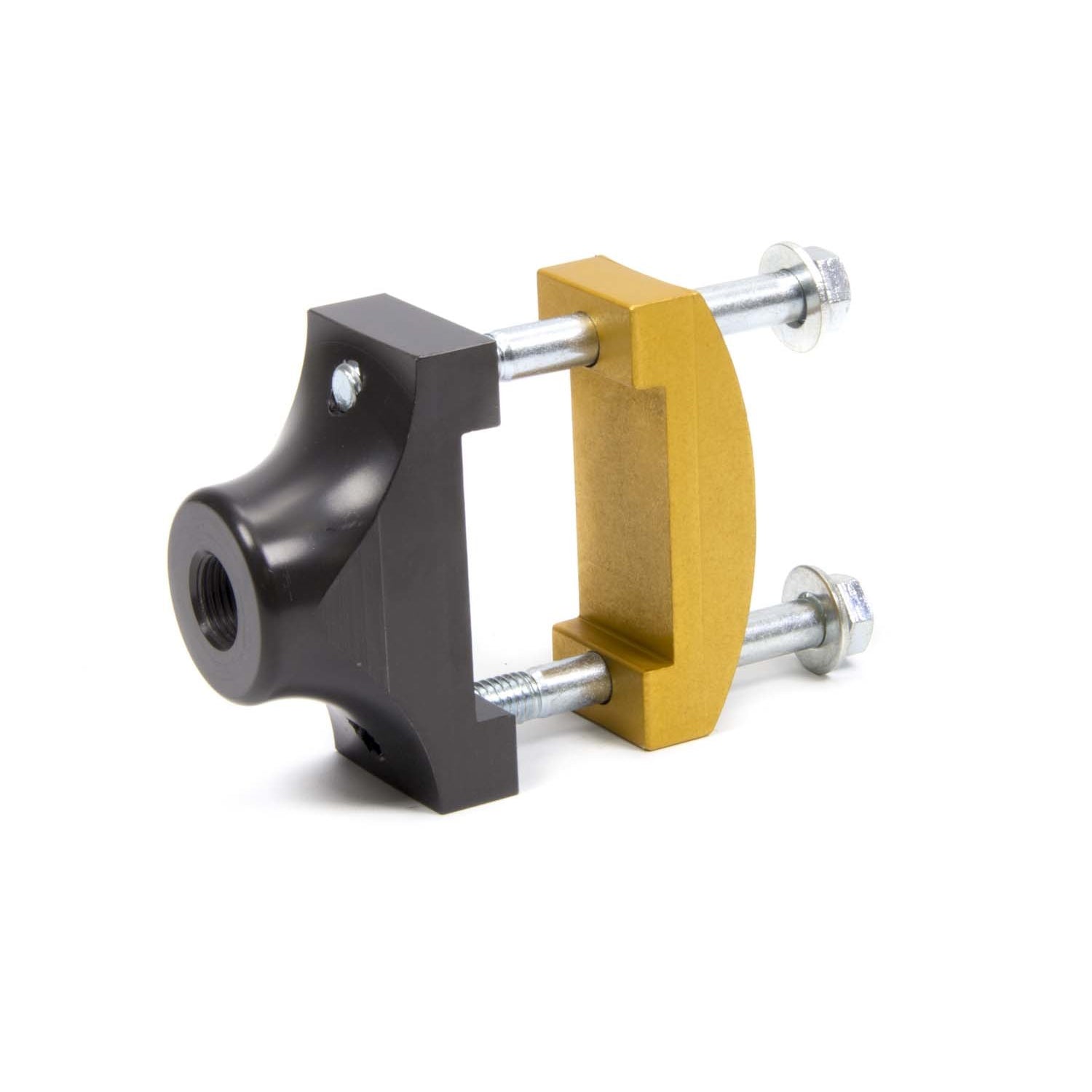 Howe Racing Enterprises Frame Mount Sway Bar Bracket Clamp-On Aluminum Gold Anodize - Each